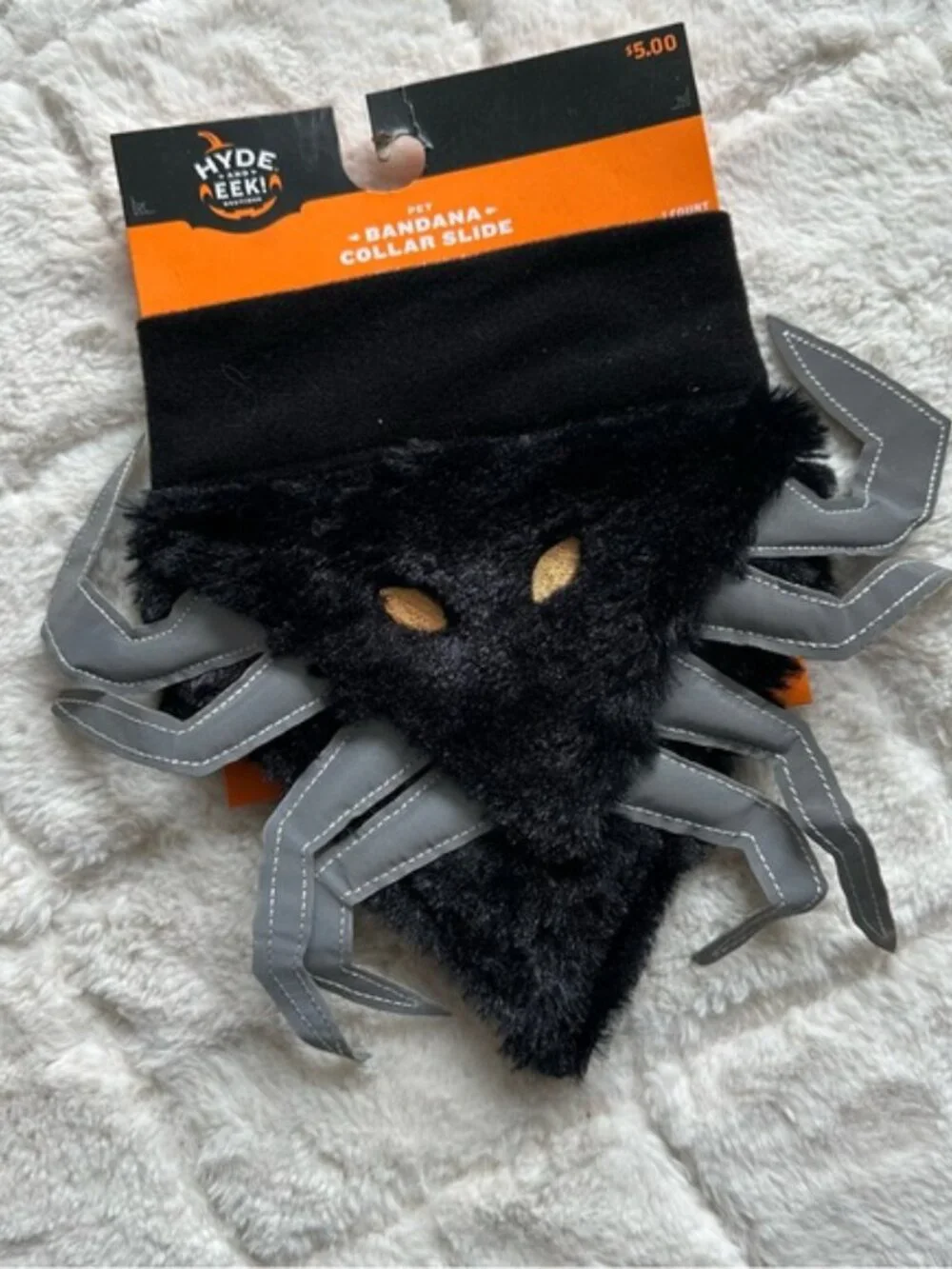 Hyde & EEK! Boutique | Spider Dog Collar Slide Bandana | Size One Size